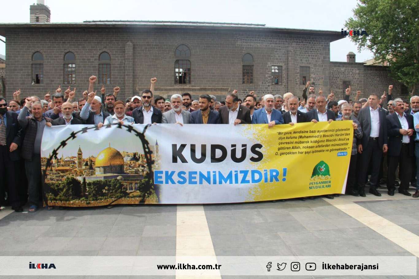 Thousands protest in Turkey against israeli atrocities in Palestine